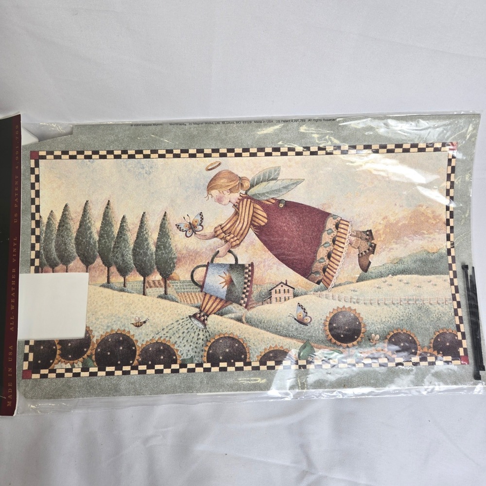 Mail Wraps Magnetic Mailbox Cover Debbie Mumm Collection Angel Vintage 90s New